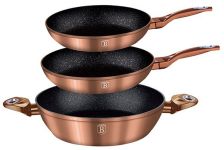 Berlinger Haus / Набор сковород Berlinger Haus BH-1280 Copper Metallic Line Berlinger Haus / Набор сковород Berlinger Haus BH-1280 Copper Metallic Line