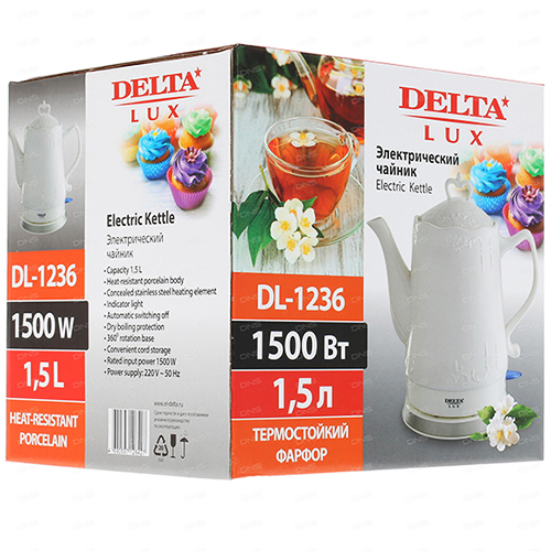 Delta / Чайник электрический Delta Lux DL-1236