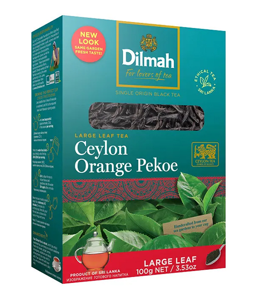 Цейлонский черный крупнолистовой чай Dilmah, 250 г