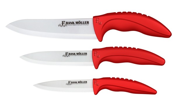 Frank Moller / Набор керамических кухонных ножей Frank Moller FM-316
