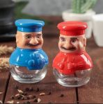 Поваренок / Набор для специй «Поваренок», 2 предмета: солонка, перечница  Поваренок / Набор для специй «Поваренок», 2 предмета: солонка, перечница