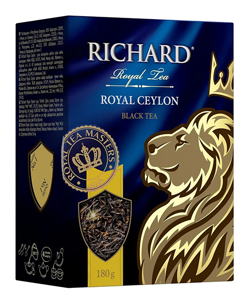 Цейлонский черный листовой чай Richard "Royal Ceylon", 180 г