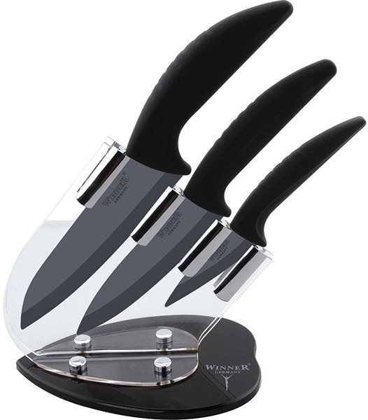 Winner / Набор керамических кухонных ножей Winner WR-7310